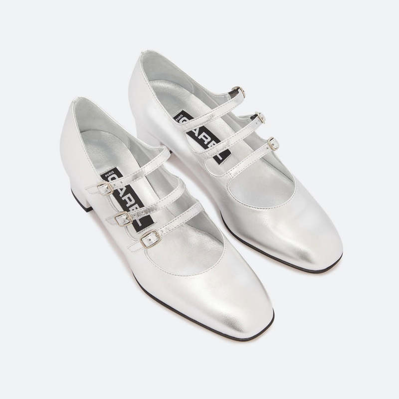 Carel Kina Babies - Silver Leather Carel Kina Babies - Silver Leather