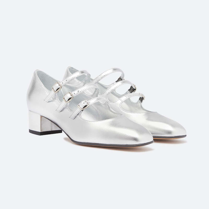 Carel Kina Babies - Silver Leather Carel Kina Babies - Silver Leather