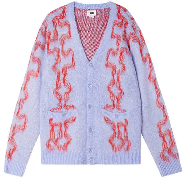 Obey Temple Cardigan - Violet | Garmentory