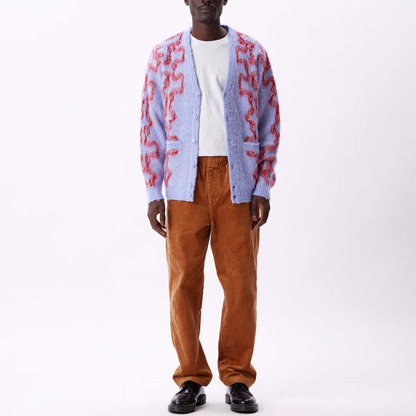Obey Temple Cardigan - Violet | Garmentory