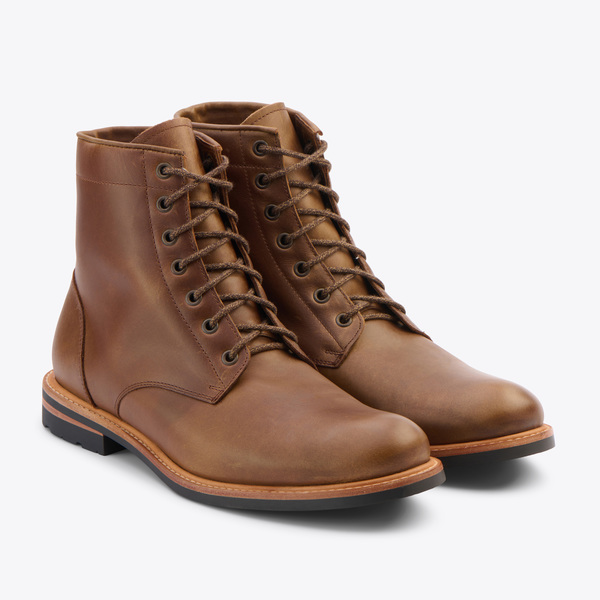 Nisolo Andres Everyday Boot Mens 10.5 Brown Leather Lace Up Boots All Weather s-l400.jpg main image 3