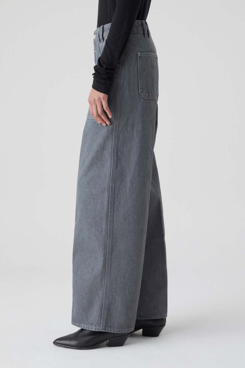 theredthread ♡ S pocket pants long grey THEREDTHREAD / ザレッドスレッド】S pocket pants long