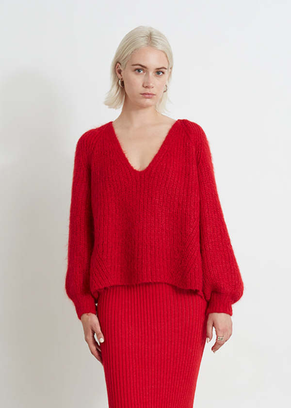 Eleven Six Tess Sweater - Rouge