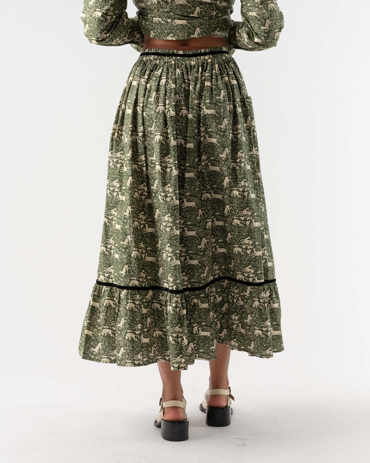 Batsheva x Laura Ashley Kipp Skirt Abercastle Garmentory