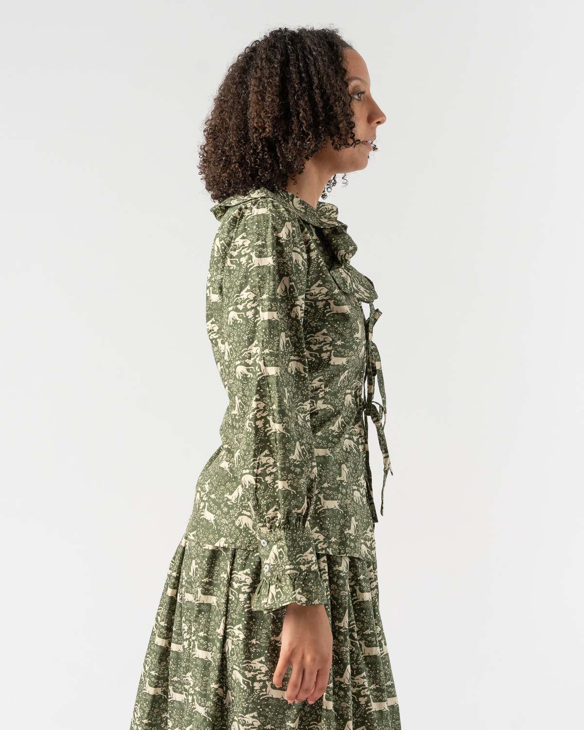 Batsheva x Laura Ashley Nia Blouse in Abercastle Garmentory