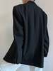Vintage Sable Oscar De La Renta Wool Blazer - Thumbnail 6
