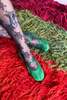 100% Silk Shop SATIN MARY JANE THEATRE SHOE - EMERALD - Thumbnail 3