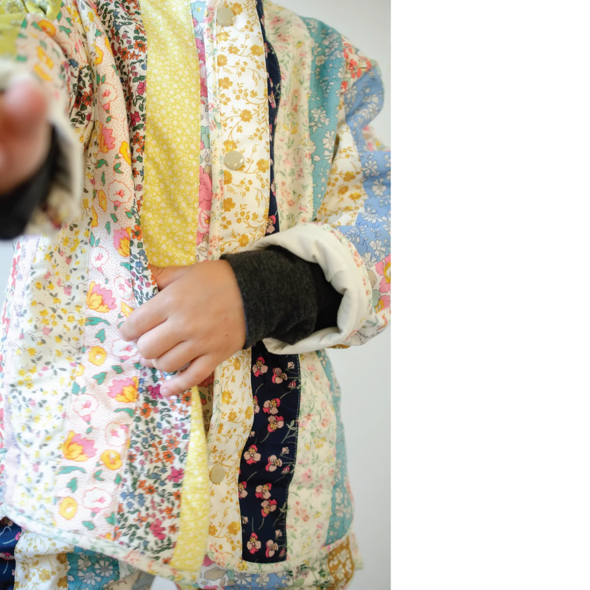 ジャケット・ブルゾン ESTHER BINGLEY PATCHWORK QUILTED JACKET KIDS ESTHER Kids Patchwork Jacket in Liberty | Garmentory