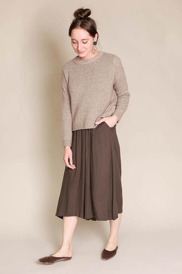 Evam Eva Soft Cashmere Pullover in Mocha Garmentory