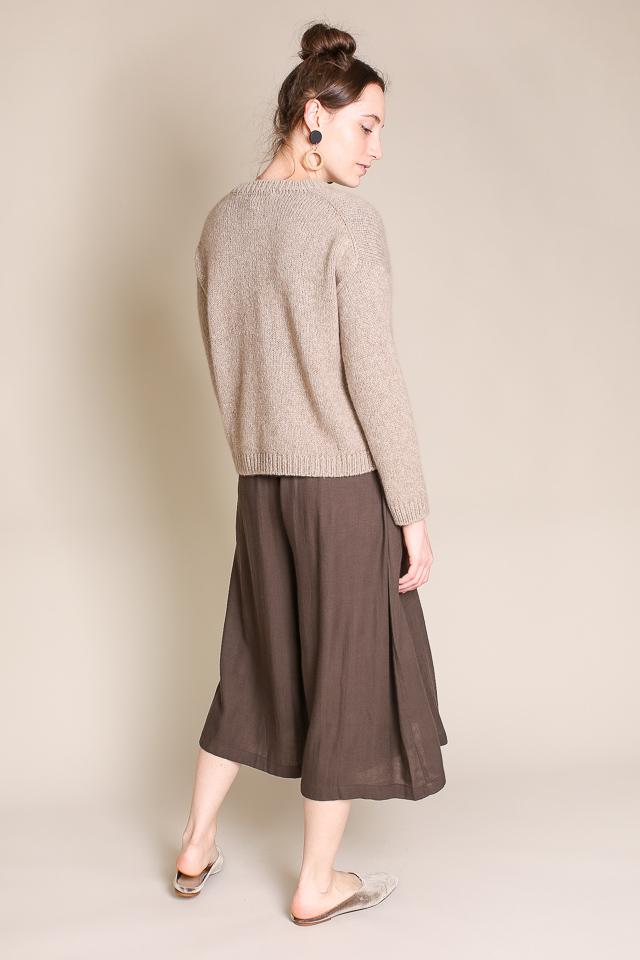 Evam Eva Soft Cashmere Pullover in Mocha Garmentory