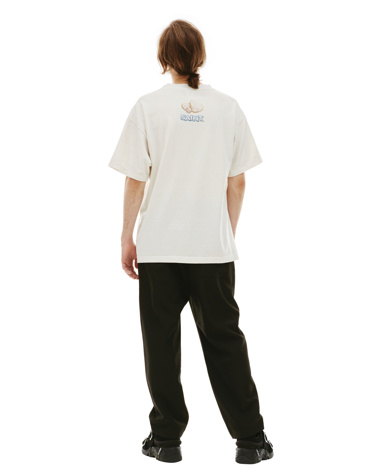 SAINT MICHAEL / SA_SS TEE OREO WHITE
