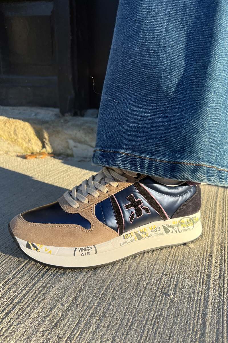 Premiata Tris Sneakers - Brown | Garmentory