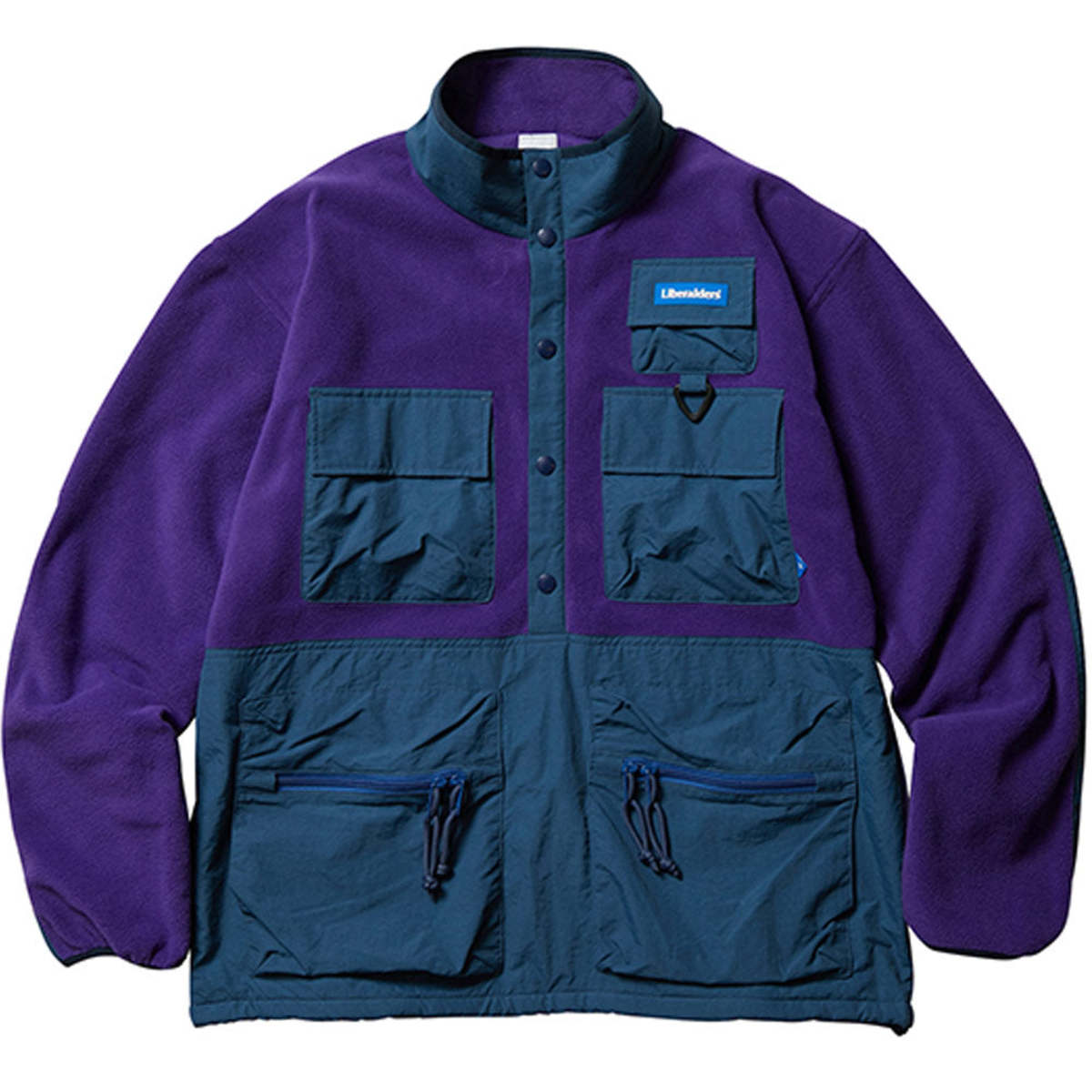 Liberaiders Fleece Utility Anorak jacket - Purple | Garmentory Liberaiders Fleece Utility Anorak jacket - Purple | Garmentory