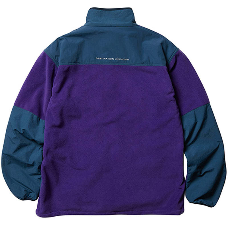 Liberaiders Fleece Utility Anorak jacket - Purple | Garmentory