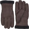 Shop Homme Femme Inc. Deerskin Primaloft Rib Glove - Chocolate - Thumbnail 1