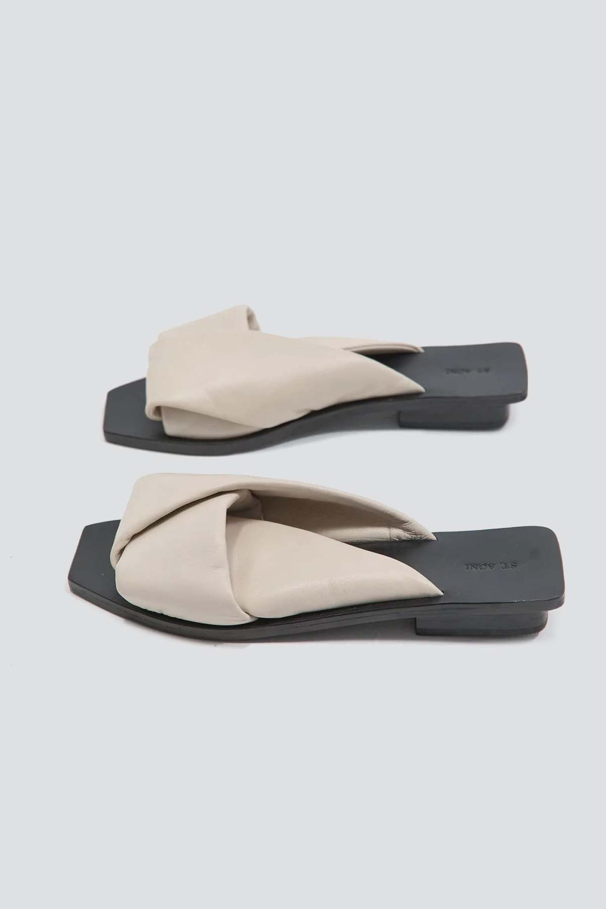 Agni Padded Twist Slide Ecru Garmentory