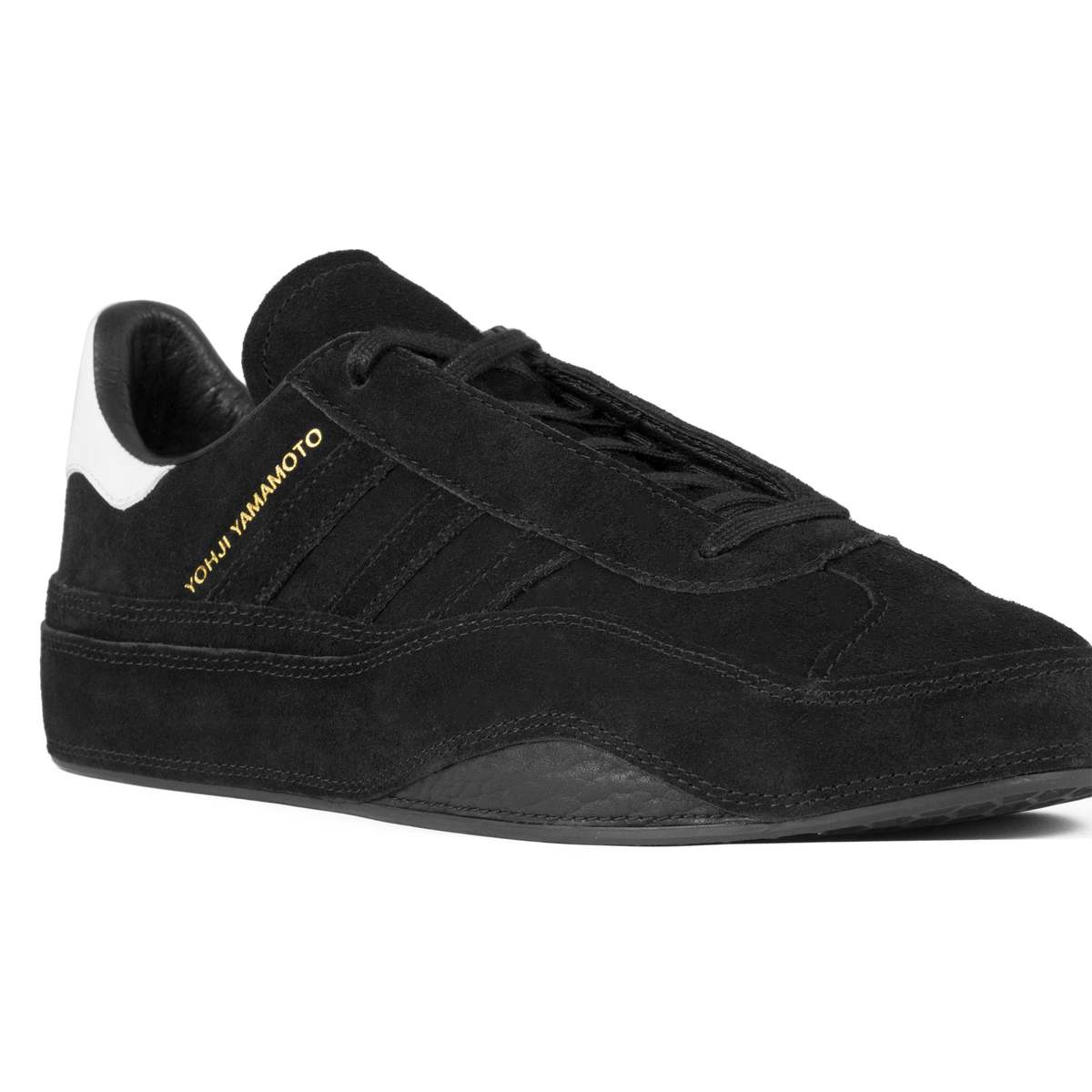 adidas gazelle silver green womens Yohji Yamamoto Y-3 'Gazelle' Black Suede Low Top Sneakers  Alex Maxamenko