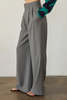 Crescent Straight Leg Trousers - Cool Gray - Thumbnail 2