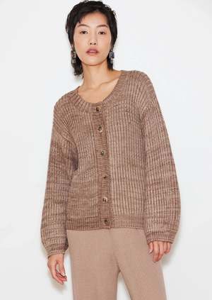 Misha & Puff Fisherman Cardigan - Brut | Garmentory