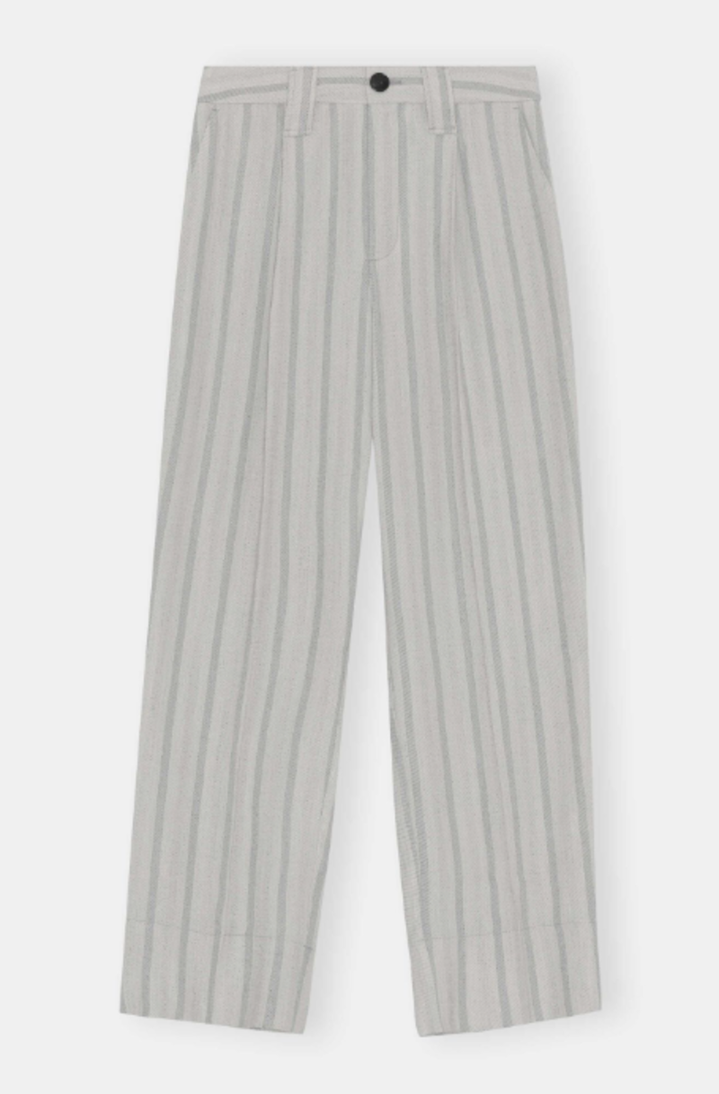 Ganni Suit Pants - Phantom Stripe | Garmentory