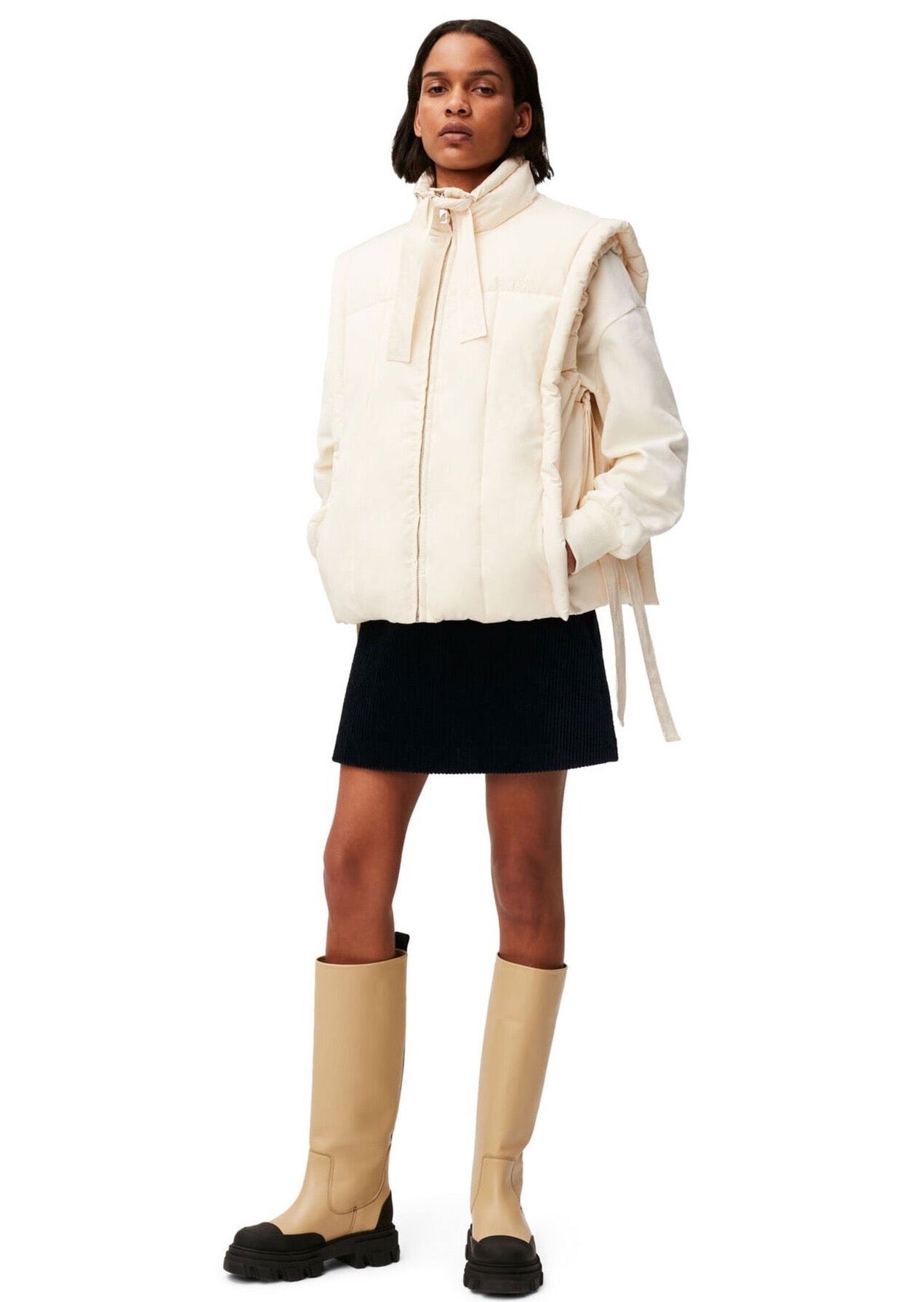 GANNI49,500円Shiny Puff Oversized Vest Ganni shiny puff oversized vest