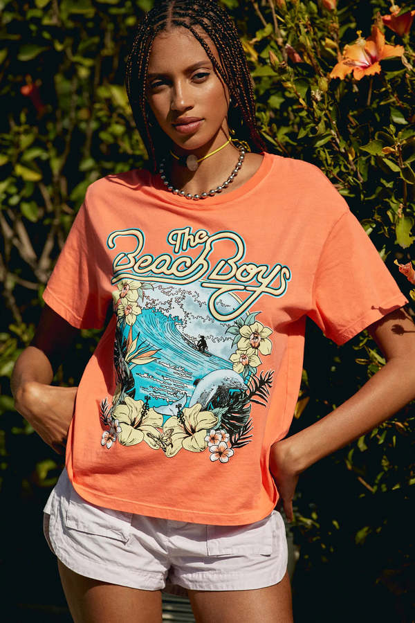 Beach Scene Boyfriend Tee main image 1
