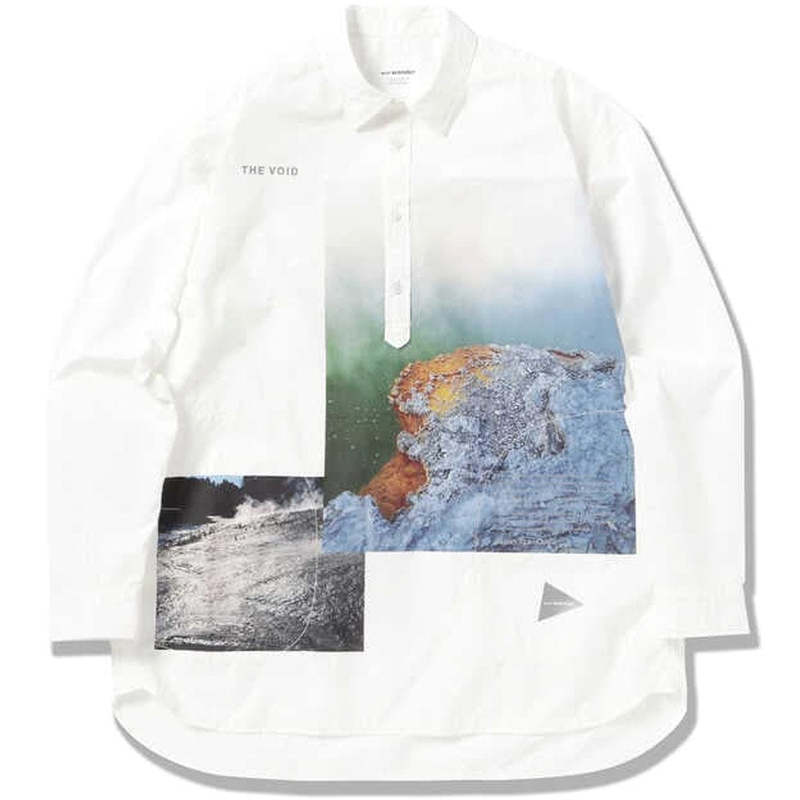 and wander Naoki Ishikawa The Void Cordura Shirt - Sea White