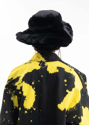 Kidill X Ca4la Big Fur Hat - Black | Garmentory