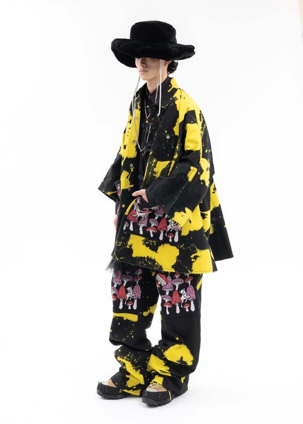 KIDILL 22AWDye Mushroom Denim Pants キディル KIDILL 22AWDye Mushroom Denim Pants キディル - メルカリ