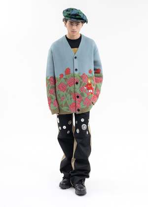 Kidill x Tartan Check Metal Badges Casquette KIDILL CA4LA