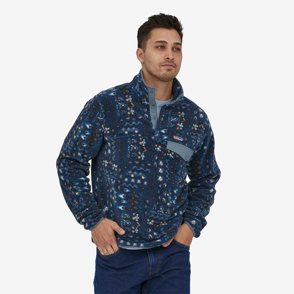 Patagonia Mens Wandering Woods Lightweight Synchilla Snap T Fleece