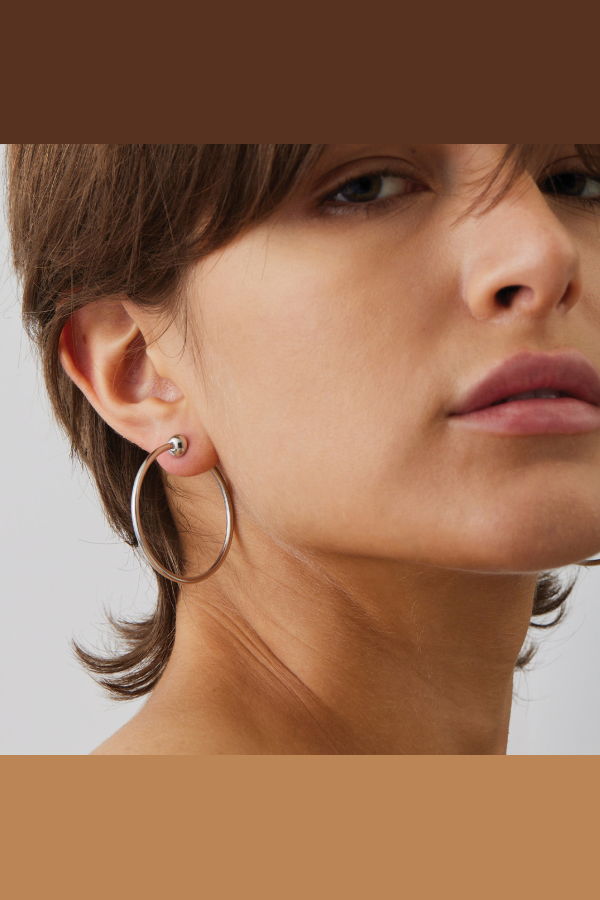 Jenny Bird Small New Icon Hoop - Silver