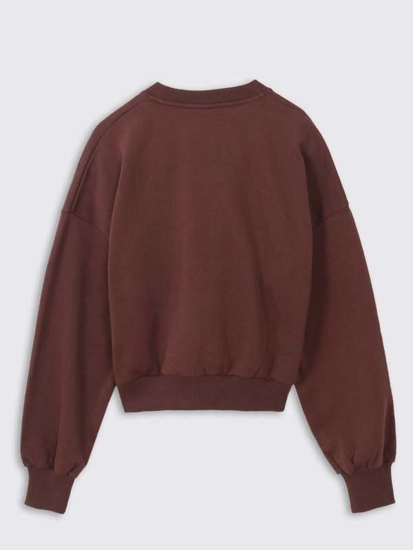 Ganni Isoll Artwork Sweatshirt - Chicory Coffee | Garmentory