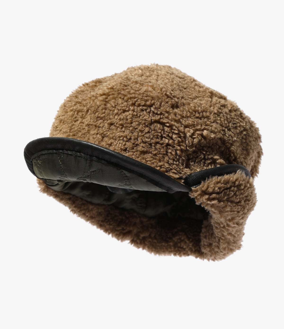 South2 West8 Poly Curl Fur Bird Shooting Cap - Mocha | Garmentory