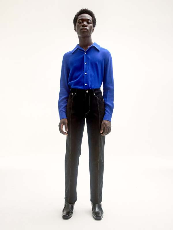 Séfr Rampoua Shirt - Cobalt Blue | Garmentory