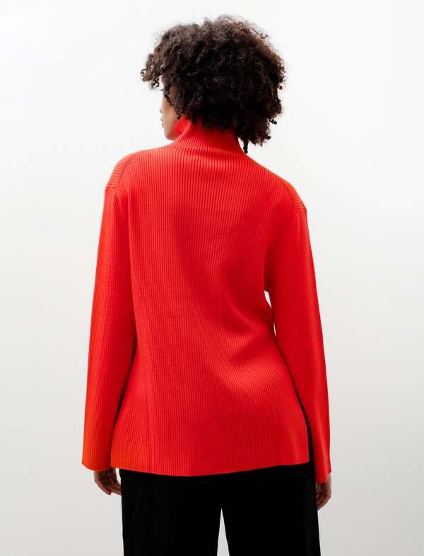 Studio Nicholson Ettore Knit Japan Sweater - Red | Garmentory Studio Nicholson Ettore Knit Japan Sweater - Red | Garmentory