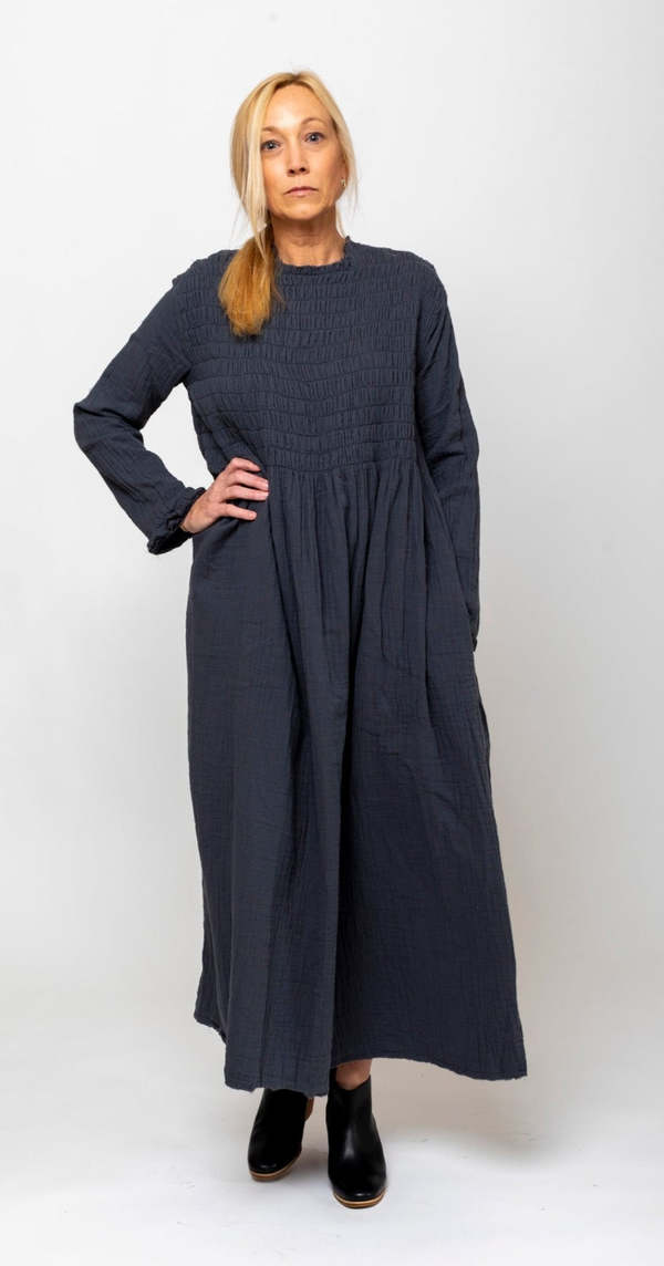 chinese dress ladies Brown/Blue Bailey Maxi Dress
