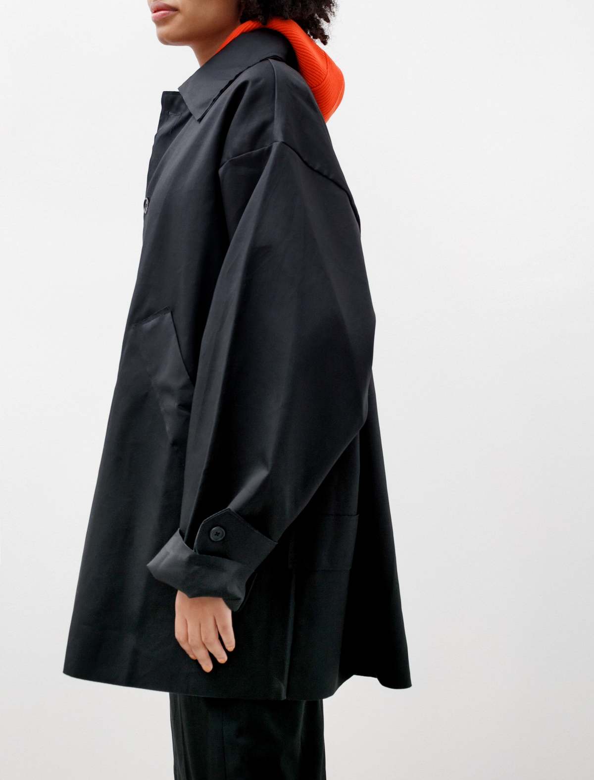 ジャケット・アウター CAMIEL FORTGENS MACKINTOSH TRENCH COAT Camiel Fortgens Mackintosh - Black | Garmentory