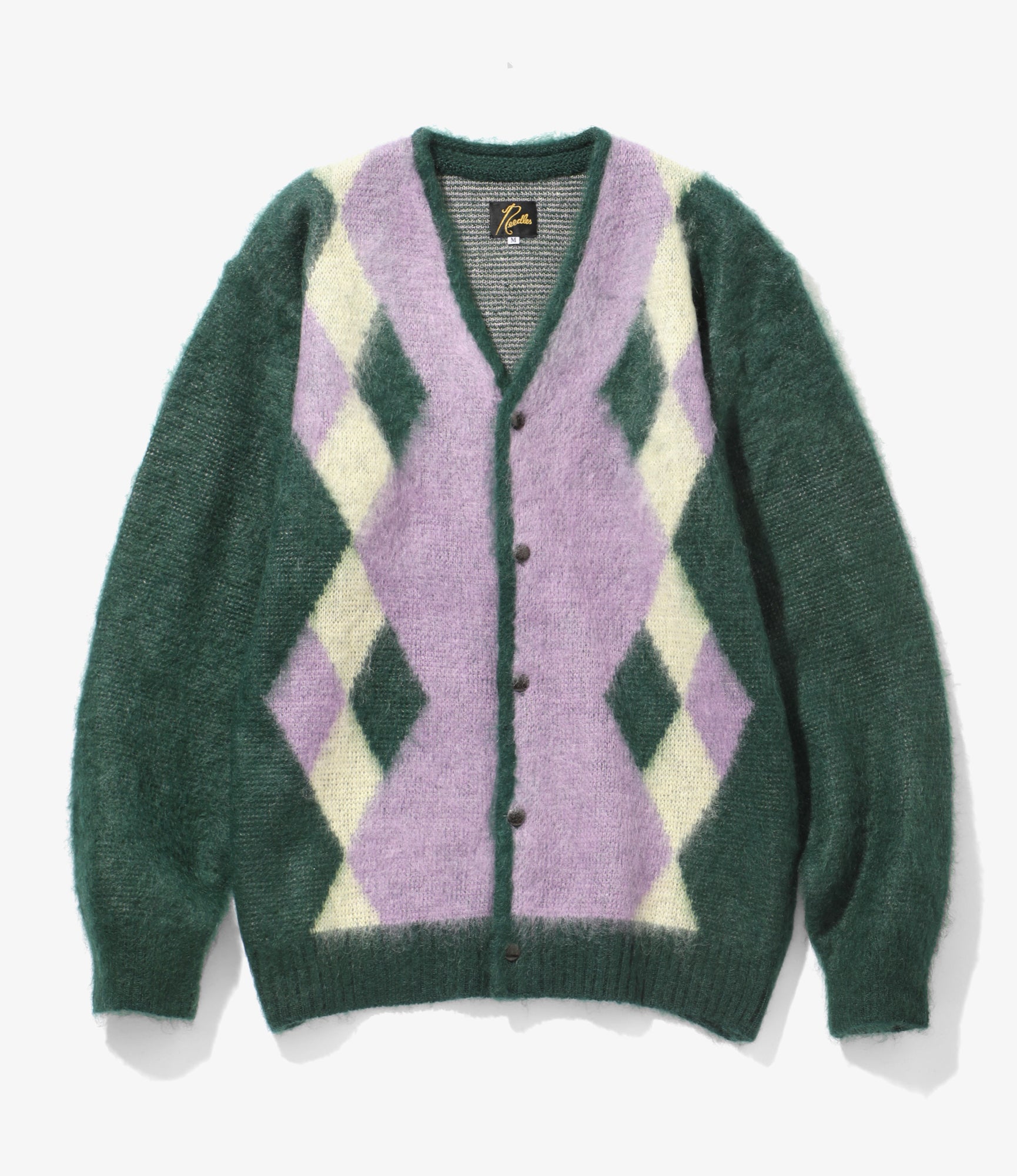 Needles Mohair Cardigan - Diamond/Green | Garmentory