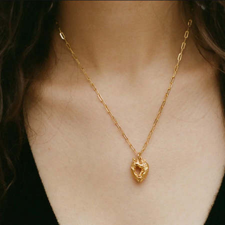 Alighieri The Medium Sun Salutations Medallion Necklace