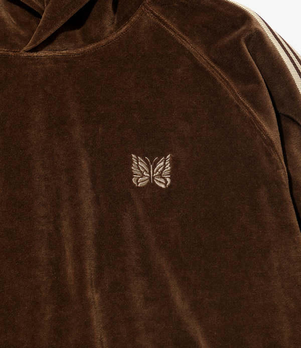 Needles Track Hoody - Velour/Brown | Garmentory