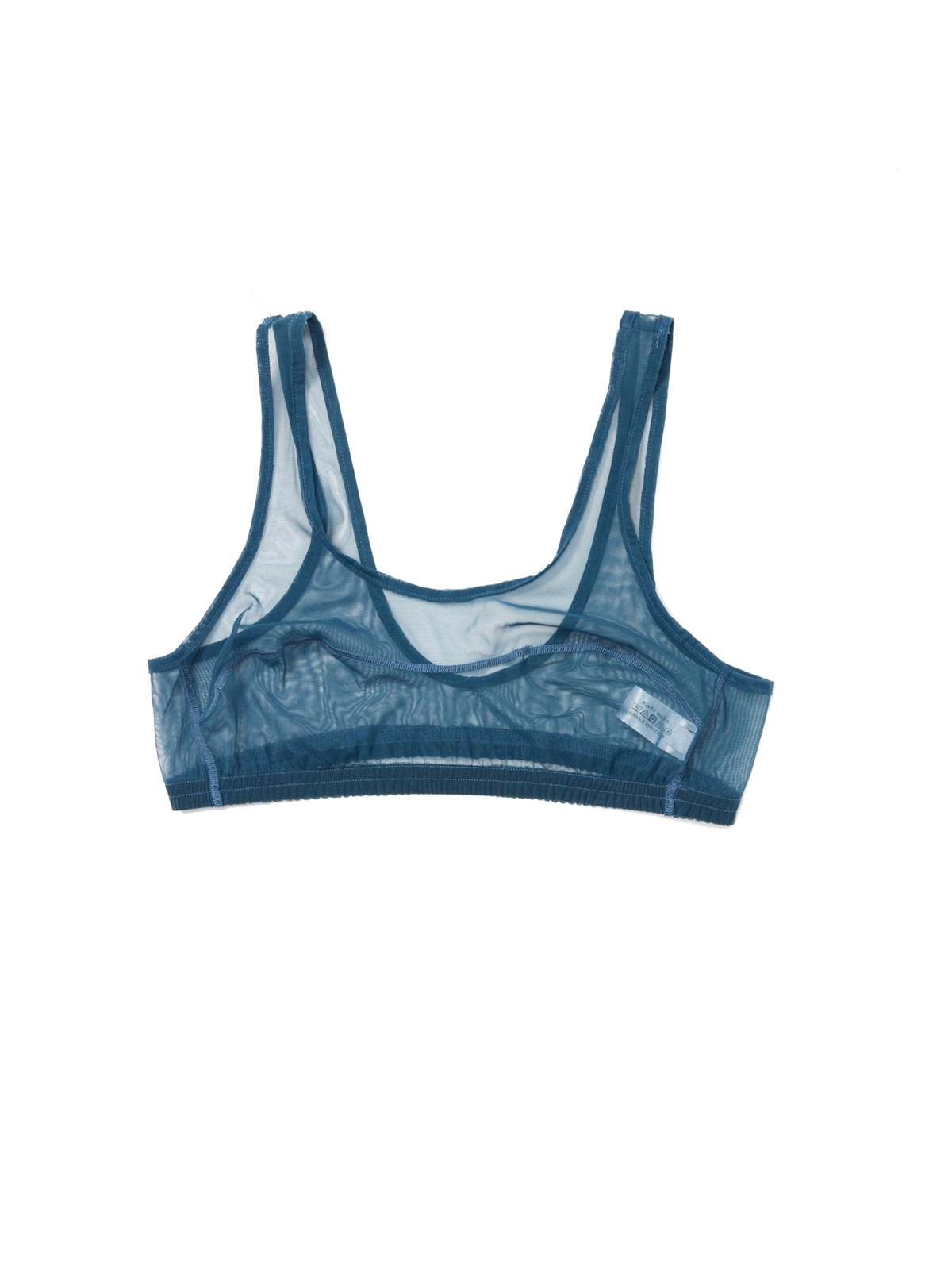 PONTE【SIMONE WILD】 Simone Wild Net Bra Top - Peacock | Garmentory