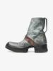 [Pre-Loved] Carol Christian Poell M Leather Wrap Strap Boots - Gray Dyed - Thumbnail 2