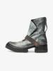 [Pre-Loved] Carol Christian Poell M Leather Wrap Strap Boots - Gray Dyed - Thumbnail 3