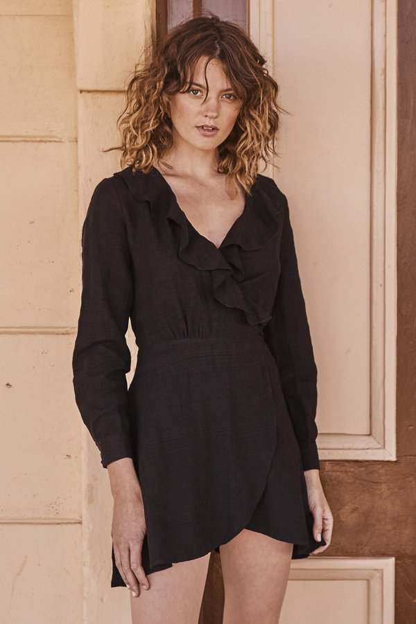Auguste Harvey Wrap Mini Dress | Garmentory