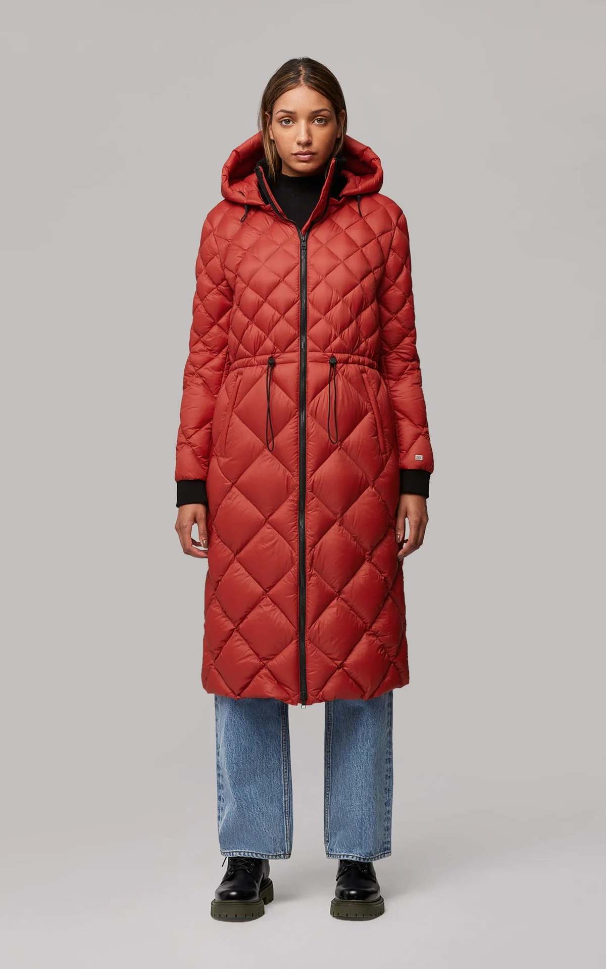 Soia & Kyo Aime Light Weight Down Puffer Coat - Spice - Image 3 of 8