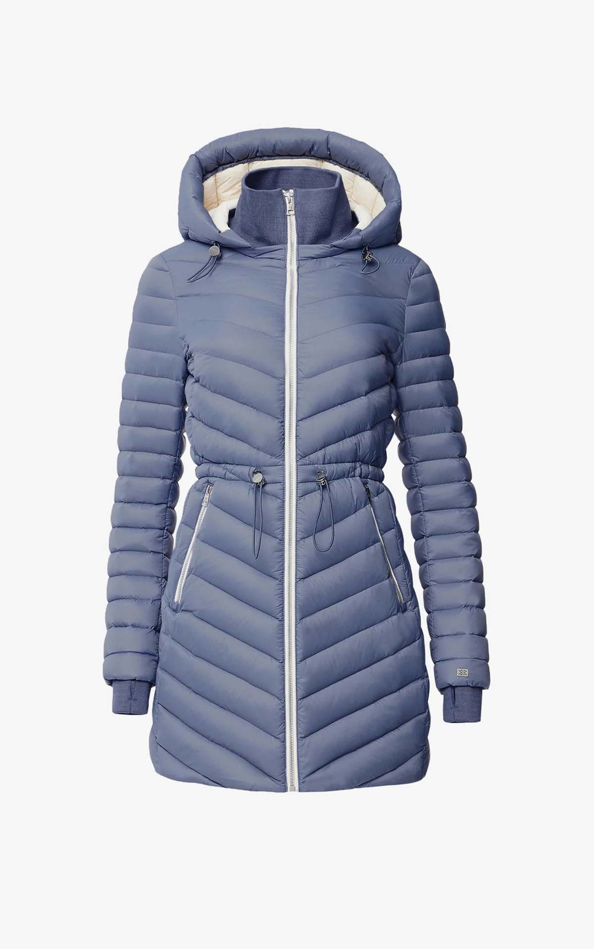 Soia & Kyo Janae Puffer Coat - Steel Powder - Image 1 of 7