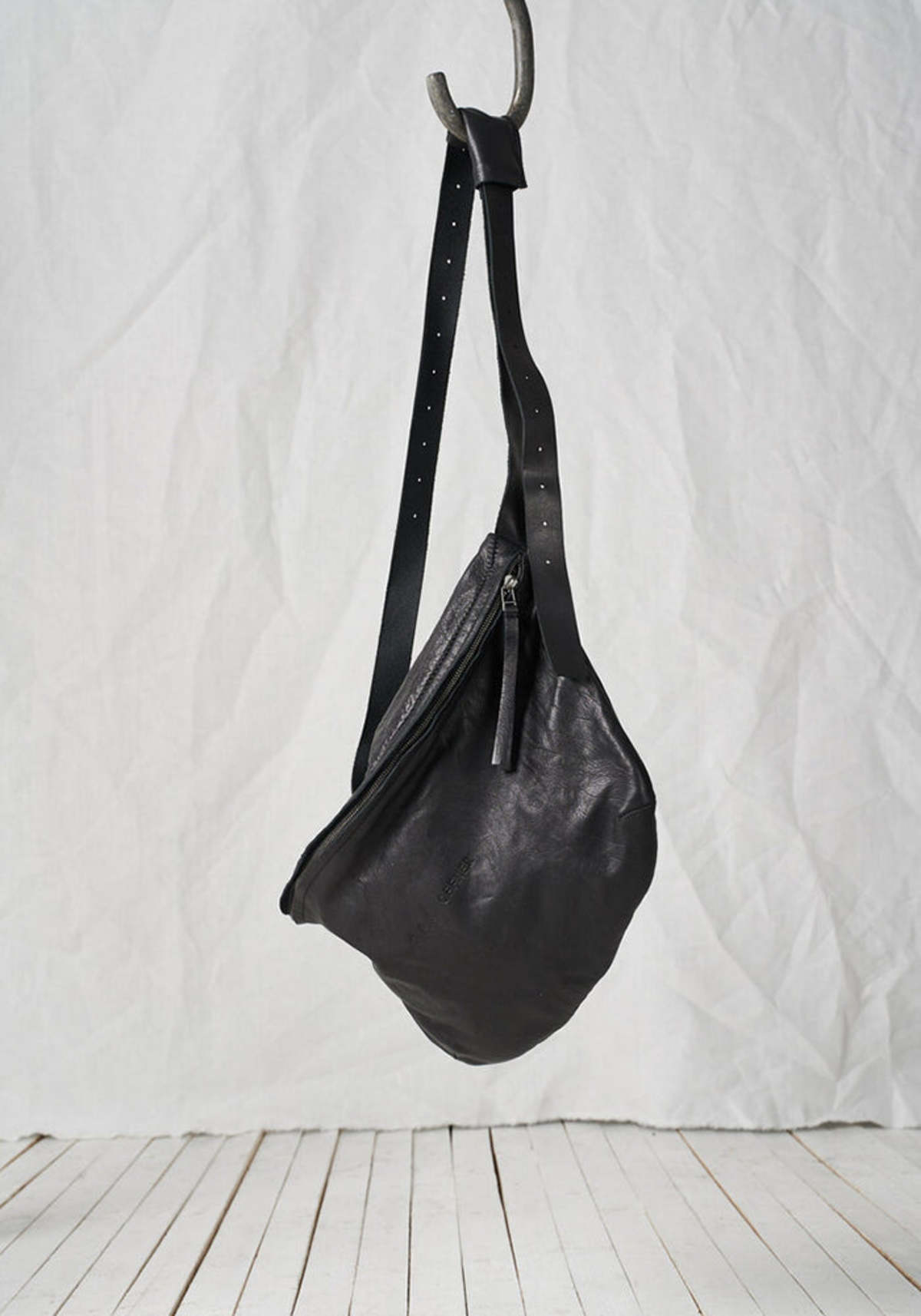 Pal Offner Big Berlin Leather Bag - Black | Garmentory
