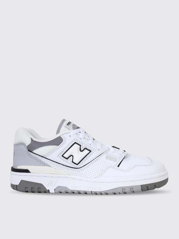 new balance gray and white sneakers