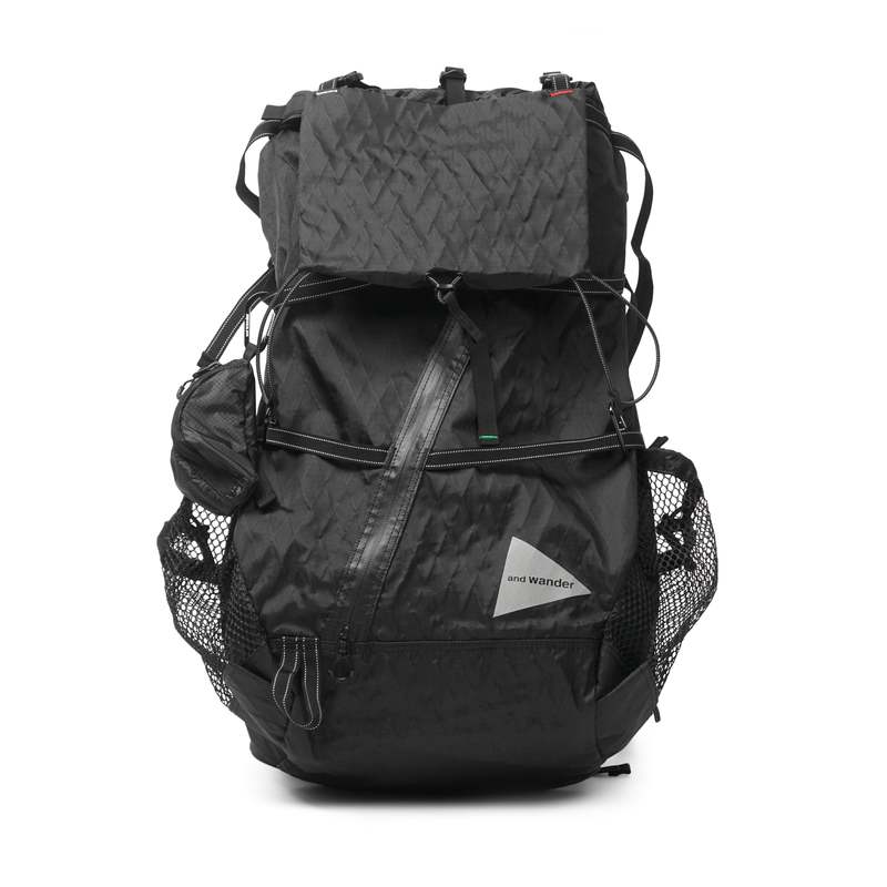 美品 and wander x-pac ブラック リュック バックパック バッグ and wander X PAC 40L BACKPACK - BLACK | Garmentory